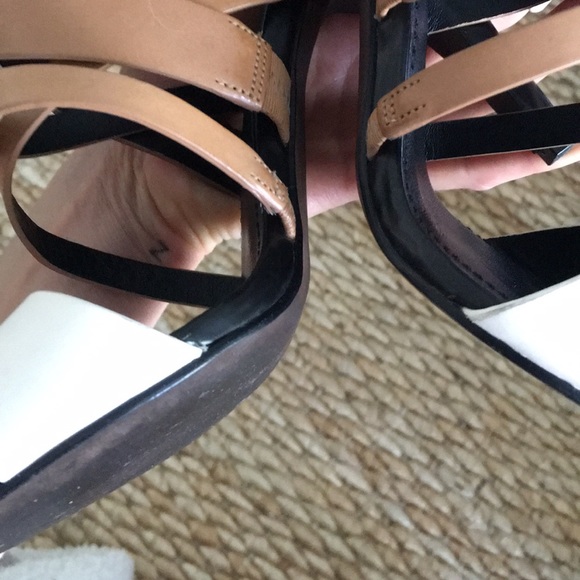 Vera Wang Hinda Colorblock Heels - Picture 8 of 8